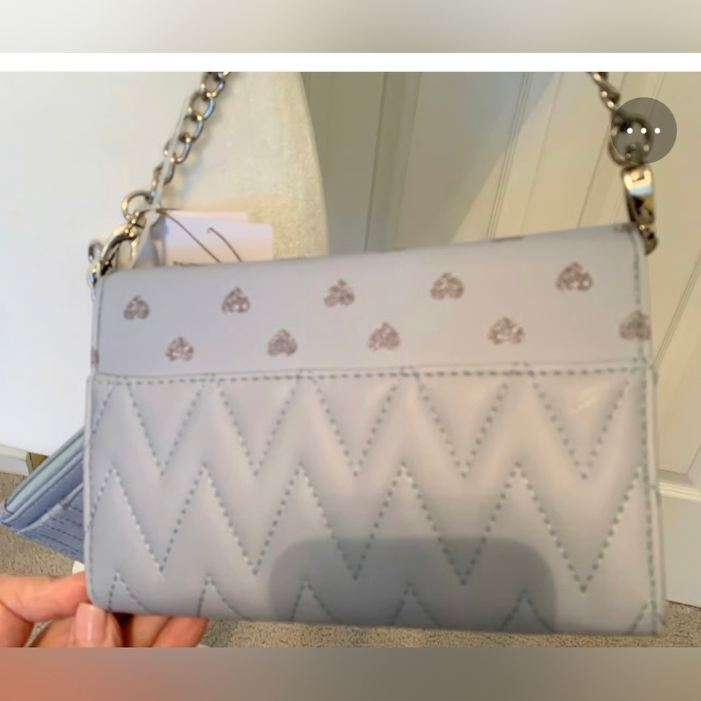 Betsey Johnson Hearts Crossbody Bag Purse NWT - Picture 6 of 9
